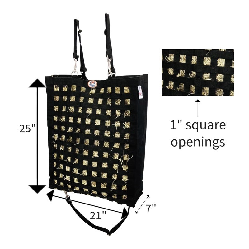 Paris Tack Ultra Slow Feeder Horse Hay Bag with Super Tough Bottom and 6 Month Warranty - Image 2